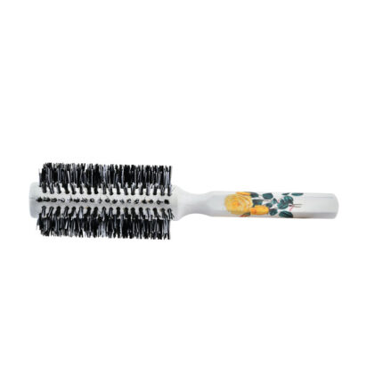 Elsa Professional 0.65 White Yellow Flower Patterned Hair Brush